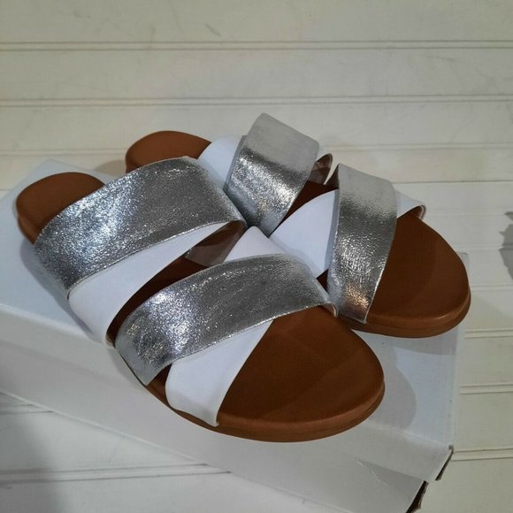 NEW WITH BOX SHERIDAN MIA ICE BOA COMBO LEATHER SANDALS SZ 9 - 9.5 - Picture 1 of 4